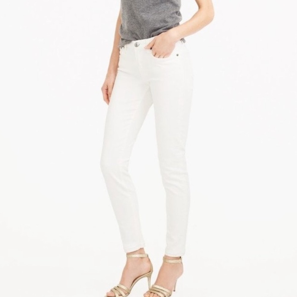 Women's White Toothpick Jeans